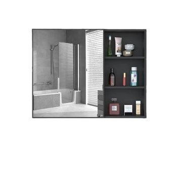 Space aluminum bathroom cabinet combination toilet separate