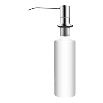 Kitchen sink soap dispenser accessories dishwashing basin 304 stainless steel detergent dishwashing liquid bottle press bottle