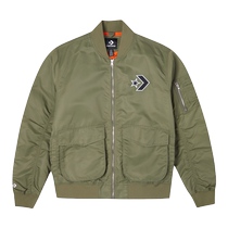 CONVERSE Blouson aviateur rétro américain officiel du printemps et de lété pour hommes et femmes veste décontractée 10024169