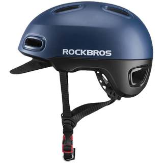 洛克兄弟骑行头盔城市通勤休闲山地自行车头盔男女安全帽单车装备