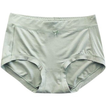 Caitian underwear ແມ່ຍິງ modal ຝ້າຍກາງແອວສູງຂະຫນາດໃຫຍ່ hip-ກວມເອົາ antibacterial crotch ເສັ້ນດ່າງຂອງແມ່ຍິງ boxer ຂອງແທ້ 3 ຄູ່