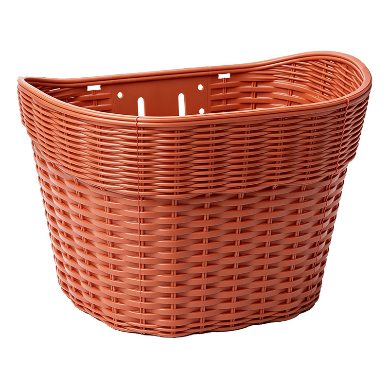 Electric vehicle basket imitation rattan basket