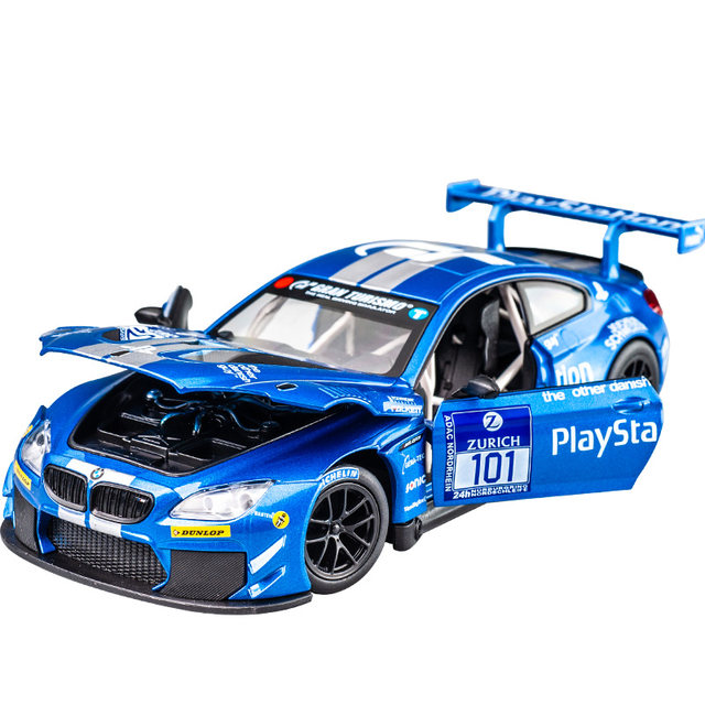 BMW M6 racing alloy simulation model car ornaments