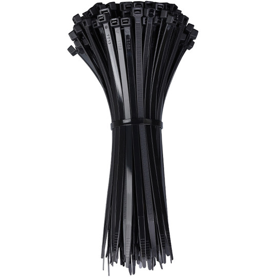 自锁式尼龙扎带黑色高强度抗老化扎带塑料拉紧器捆绑固定束线加粗加厚