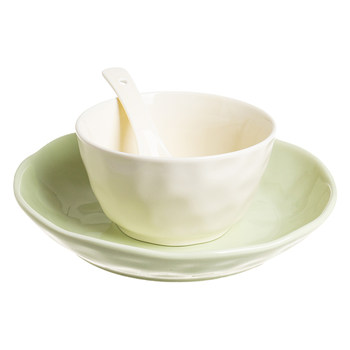 Ceramic porcelain japanese-style volkswagen cream bowl light luxury