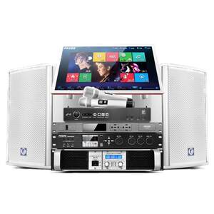 Fross/沸斯 M6专业家庭KTV音响套装全套 客厅家用点歌机功放音箱