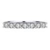 TIFF genuine Seven Princess Row Ring S925 sterling silver electroplated platinum moissanite diamond ring stacked tail ring for women holiday gift