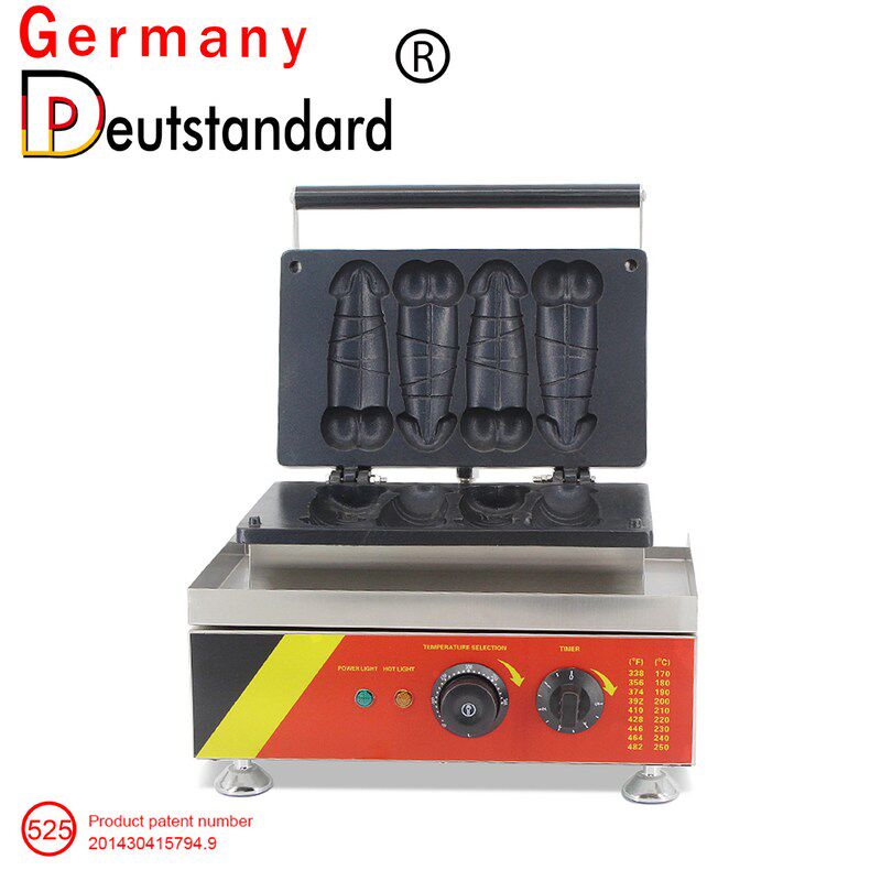 Taiwan Da Diao Shao, Taipei Ximending Peniswaffle Shake, commercial electric hot pancake machine oven