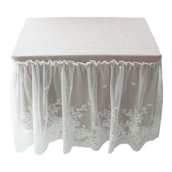 Square round tablecloth cover coffee table cover lace fire cover Square round tablecloth cover coffee table cover lace fire cover