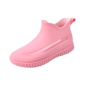 Short-tube winter and summer waterproof anti-slip rain boots