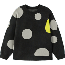 (Mall the same section) Mini Barabala boy girl sweat shirt bébé new automne robe chaleureuse et parent-enfant pull