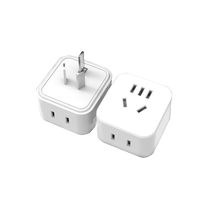 Two-pin plug to three-hole socket three-pin to two-hole multi-socket calf knife No. 9 battery car charging converter