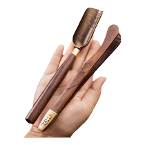 Ebony tea clip tea spoon tea set accessories tea towel tea knife teaspoon tea leaf clip tea tweezers tea making tools