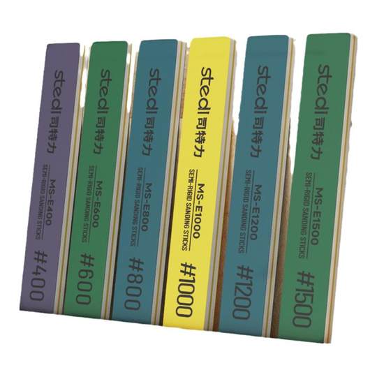 司特力平面打磨条高达模型打磨棒打磨块素组模型海绵抛光砂纸工具