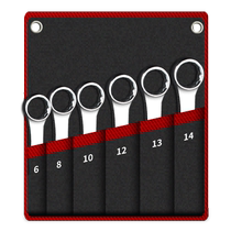 Steel extension wrench tool set open-ended plum blossom dual-purpose wrench set dead wrench ratchet car repair hardware tool collection