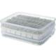 Multi-layer refrigerator dumpling storage box quick freezing
