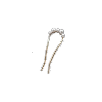 2024 new U-shaped pearl hairpin low ball hair clip hair artifact fixed hairpin high-end hairpin for women