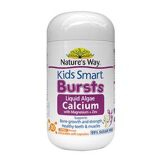 澳洲佳思敏海藻钙高吸收率儿童补钙镁锌d3+k2有机液体钙非乳钙