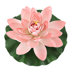 Simulation lotus decorative fake flower lotus leaf fish tank pond pond landscaping floating plastic decoration Wetlotia for Buddhist props