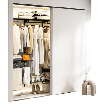 Lifetime warranty! 0 formaldehyde environmentally friendly metal wardrobe