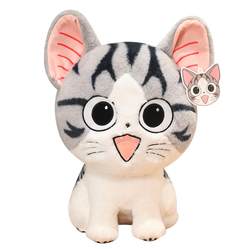 Simulation Cat Doll Kitten Plush Toy Girl Rag Doll Cheese Cat Rag Doll accompanies ນອນເດັກນ້ອຍ soothing