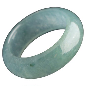 Fanzhi jade ring running ring tail ring ice blue