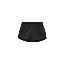alexanderwang womens logo print marathon shorts