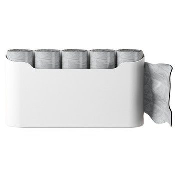 Kitchen garbage bag storage artifact wall-mounted plastic bag storage box paper bag shopping bag mesh bag multi-function mesh bag
