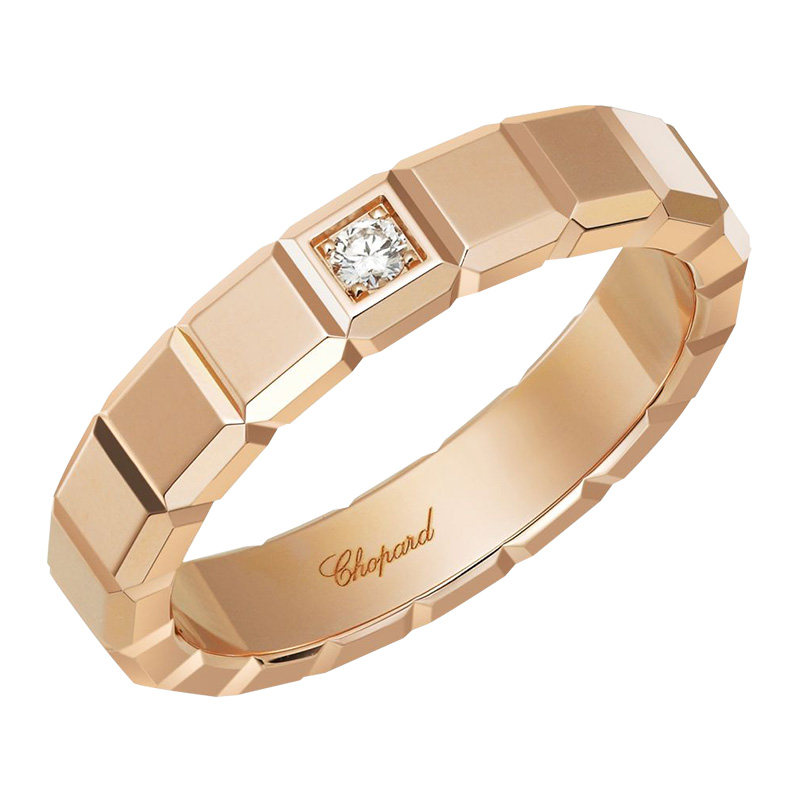 Chopard small ice cube ring couple ring