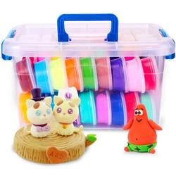 Children's ultra-light clay non-toxic 24-color clay set 36-color plasticine space clay paper clay student toys