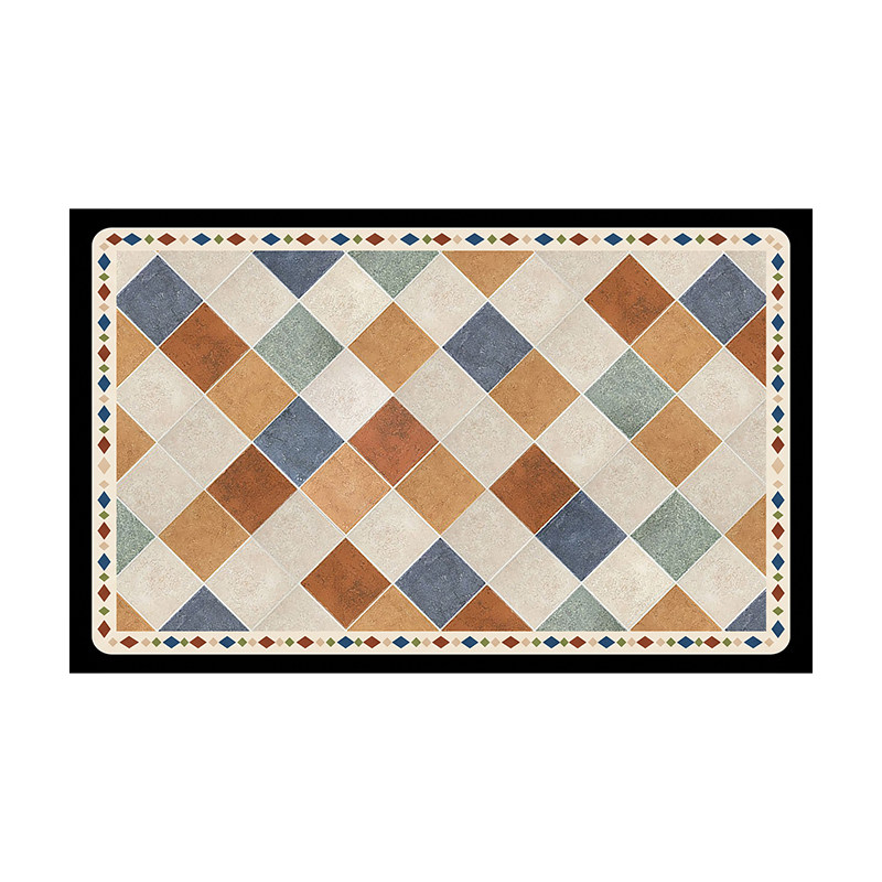 Kitchen floor mat anti-slip, oil-proof, wipeable and wash-free carpet