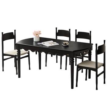Quanyou home retro italian wood dining table