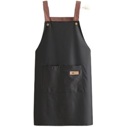 Fashion PU apron Custom Kitchen Kitchen Household Waterproof Water Products Special Aquatic Waiting Waiting Waste Women's Working Male
