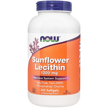 Sunflower lecithin soft capsules 1200mg 200 ແຄບຊູນ
