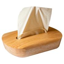 Juhan solid wood tissue box paper box household coffee table living room high-end light luxury simple tissue paper napkin storage box