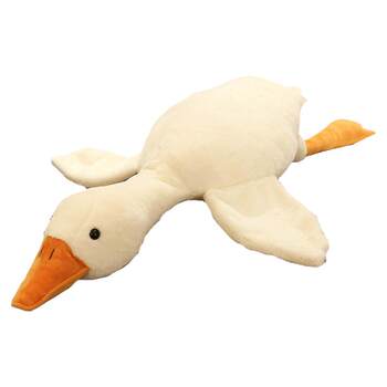 Big white goose rag doll girl pillow large plush