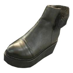 ເກີບຜູ້ຍິງຍີ່ຫໍ້ຫຼຸດລາຄາ clearance clearance ຫນັງແທ້ Ai Shang Shi Ni ລະດູຫນາວ mink fur versatile ເກີບສັ້ນ Martin boots ຄົນອັບເດດ: ຂອງແມ່ຍິງ