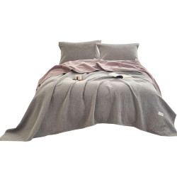 Jialiya Pure Cotton Gauze Blanket, Household Blanket, Pure Cotton Air-Conditioning Blanket, Single-Person Nap Blanket, Sofa Nap Blanket