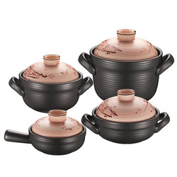 Supor Clay Pot Stew Pot for Home Use, Gas Stove Clay Pot for Claypot Rice, High Temperature Resistant, Durable Ceramic Soup Pot for Gifting