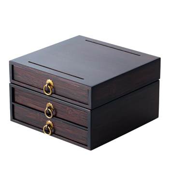 Pu'er tea box bamboo storage box tea box tea cake box