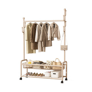 Perchero de pie para dormitorio de estudiantes universitarios