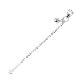 S925 sterling silver safety buckle chain pendant clip buckle