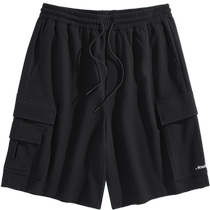 (Same style in shopping malls) PEACEBIRD Mens Waffle Casual Pants Summer New Cargo Shorts B2GCE2241