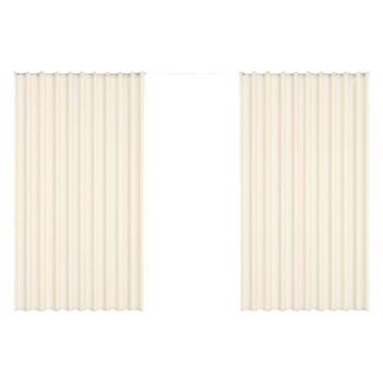 Cream vertical blinds double gauze curtains