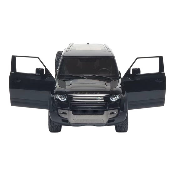Land Rover Defender 90 110 travel kit version SUV AR realistic 1 18 alloy full car model black