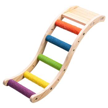 Parrot standing frame climbing toy ladder special molar stick