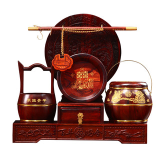 红木子孙桶实木结婚高档女方陪嫁用品新婚嫁妆出嫁婚礼喜事喜马桶