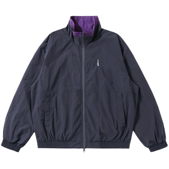 NORYBRAND mountain style outdoor windproof contrasting color double-sided stand-collar sports jacket commuter coat windbreaker