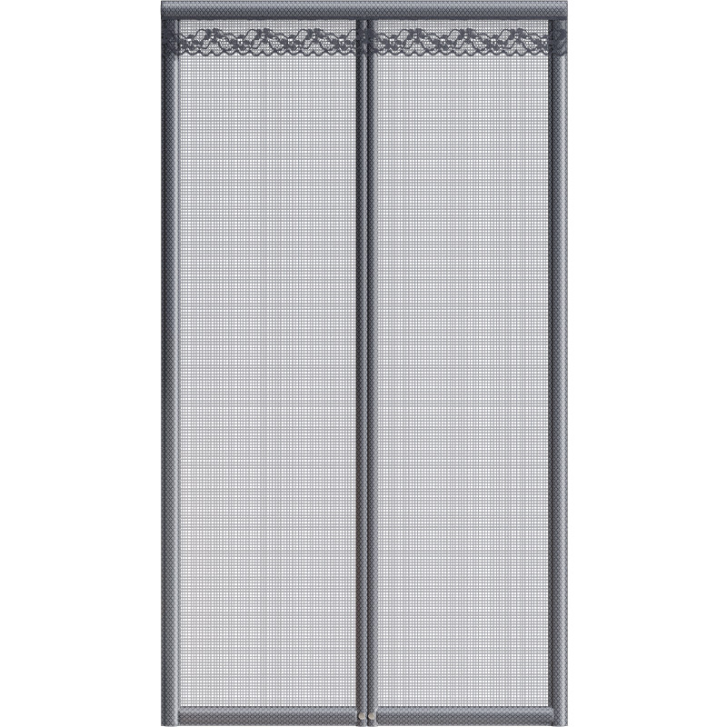 Anti-mosquito door curtain 2026 new magnetic high-grade diamond yarn