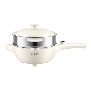 Supor electric wok household non-stick stir-frying pan integrated multi-functional frying steaming and cooking dormitory electric hot pot new